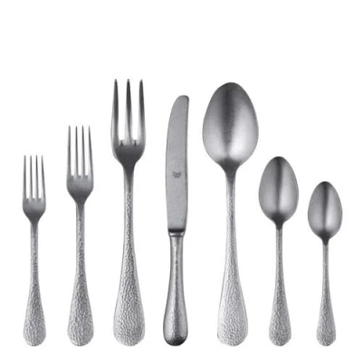 Mepra Epoque Pewter Flatware Set In Silver