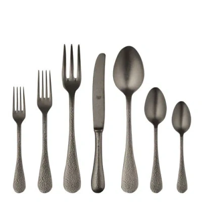 Mepra Epoque Pewter Flatware Set In Gray