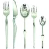 Mepra Ergonomica Flatware Set With H/h Knives In Silver