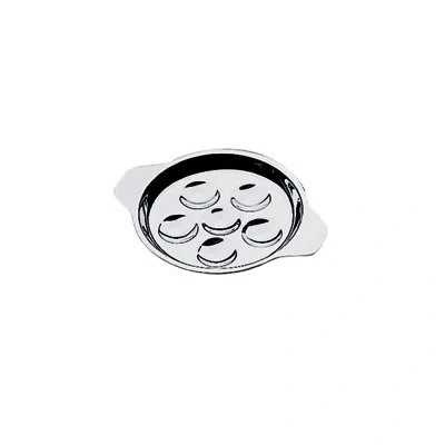 Mepra Escargot Dish (6 Piece) D: 5-3/8" In Silver
