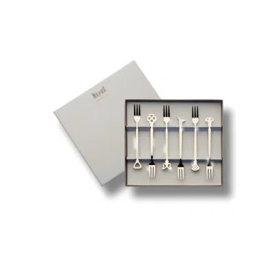 Mepra Evento Gift Box - Stainless Steel Mini Fork Set - 6 Pcs.