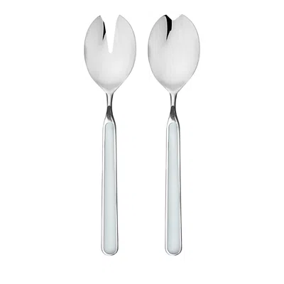 Mepra Fantasia 2 Piece Salad Serving Set In Azzurro