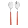 Mepra Fantasia 2 Piece Salad Serving Set In New Coral