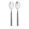 Mepra Fantasia 2 Piece Salad Serving Set In Vigogna