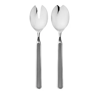 Mepra Fantasia 2 Piece Salad Serving Set In Vigogna