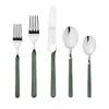 Mepra Fantasia 20-piece Flatware Set In Forest Green