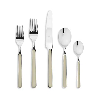 Mepra Fantasia 20-piece Flatware Set In Turtle Dove