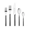 Mepra Fantasia 20-piece Flatware Set In Black