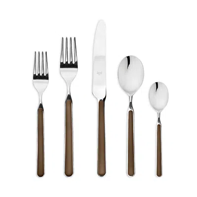 Mepra Fantasia 20-piece Flatware Set In Brown