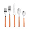 Mepra Fantasia 20-piece Flatware Set In Orange