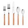 Mepra Fantasia 20-piece Flatware Set In Orange