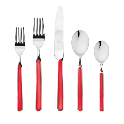 Mepra Fantasia 20-piece Flatware Set In Red