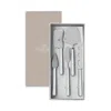 Mepra Fantasia 5 Piece Cheese Knife Set In Metallic
