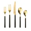 Mepra Fantasia Ice Oro 5-piece Place Setting In Black