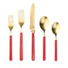 Mepra Fantasia Ice Oro 5-piece Place Setting In Red