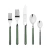 Mepra Fantasia 5 Piece Place Setting In Dark Green