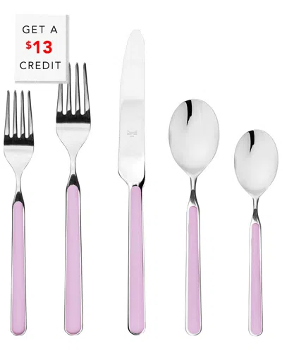 Mepra Fantasia 5pc Place Setting With $13 Credit In Purple