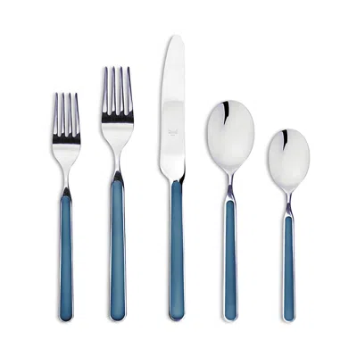 Mepra Fantasia 5-piece Flatware Set In Blue