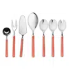 Mepra Fantasia 7-piece Serving Set In Red