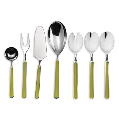 Mepra Fantasia 7 Piece Serving Set In Oliva