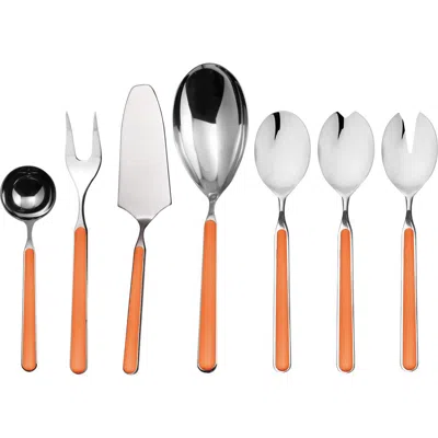 Mepra Fantasia 7-piece Place Serving Set In Silver