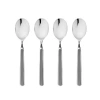 Mepra Fantasia American Coffee Spoon Set In Gray
