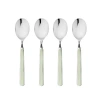 Mepra Fantasia American Coffee Spoon Set In Green