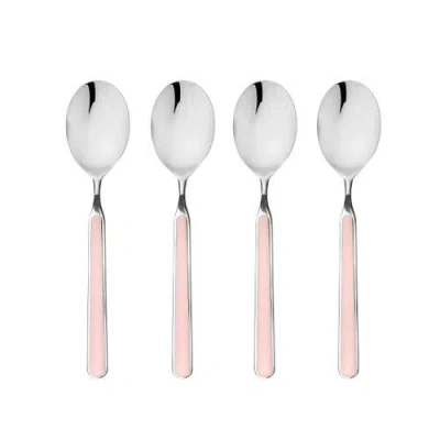 Mepra Fantasia American Coffee Spoon Set In Pink