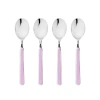 Mepra Fantasia American Coffee Spoon Set In Purple