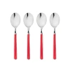 Mepra Fantasia American Coffee Spoon Set In Red