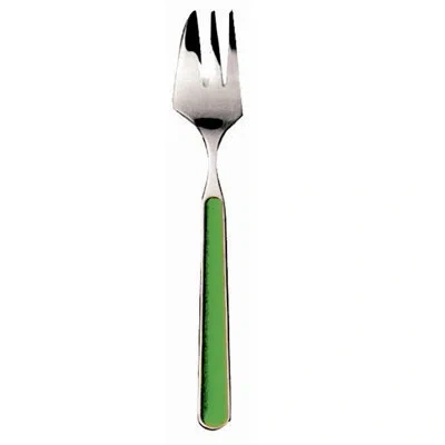 Mepra Fantasia Cake Fork - 12 Pieces In Mela Verde
