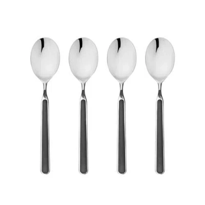 Mepra Fantasia Coffee Spoon Set In Black