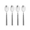 Mepra Fantasia Coffee Spoon Set In Gray