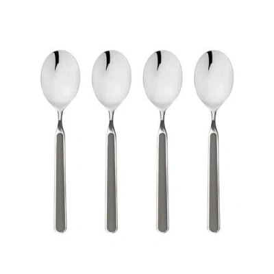 Mepra Fantasia Coffee Spoon Set In Gray