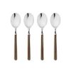 Mepra Fantasia Coffee Spoon Set In Brown