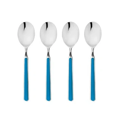 Mepra Fantasia Coffee Spoon Set In Blue