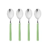 Mepra Fantasia Coffee Spoon Set In Green