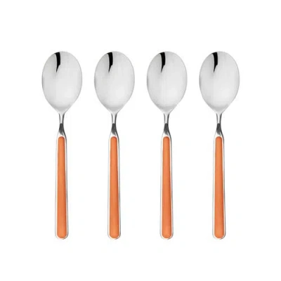 Mepra Fantasia Coffee Spoon Set In Orange