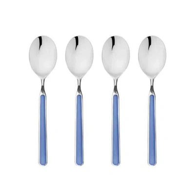 Mepra Fantasia Coffee Spoon Set In Blue