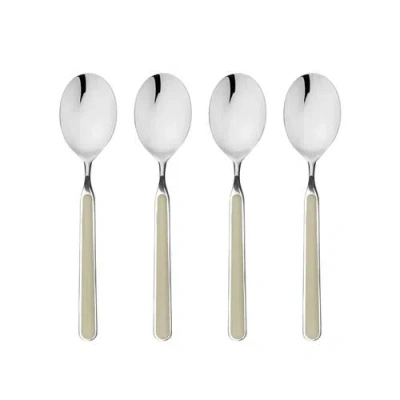 Mepra Fantasia Coffee Spoon Set In Green
