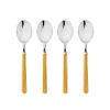 Mepra Fantasia Coffee Spoon Set In Yellow