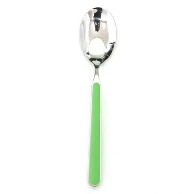 Mepra Fantasia Dessert Spoon - 24 Pieces In Mela Verde