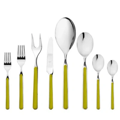 Mepra Fantasia Flatware Set In Green