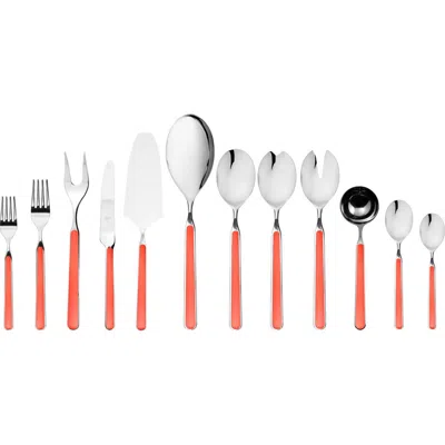 Mepra Fantasia Flatware Set In Red