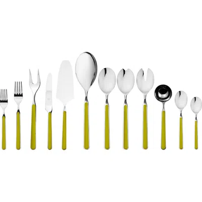 Mepra Fantasia Flatware Set In Green