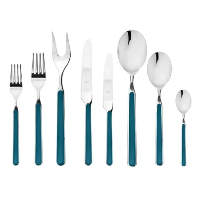 Mepra Fantasia Flatware Set - 74 Pieces - Light Blue