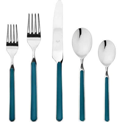 Mepra Fantasia Flatware Set In Blue