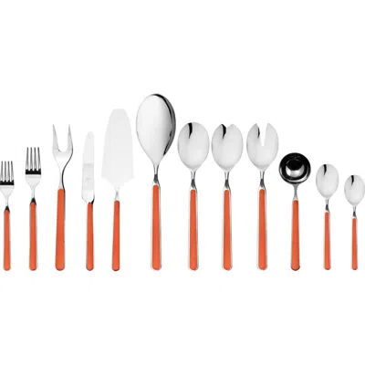Mepra Fantasia Flatware Set In Red