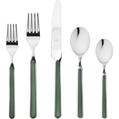 Mepra Fantasia Flatware Set In Green