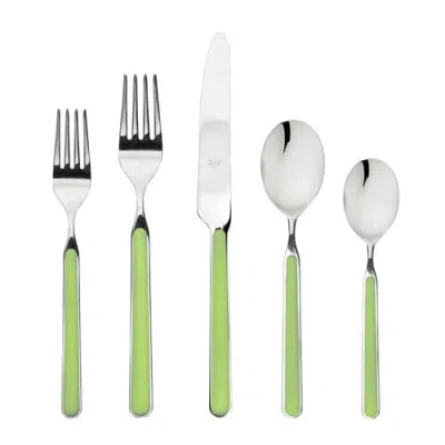 Mepra Fantasia Flatware Set In Green